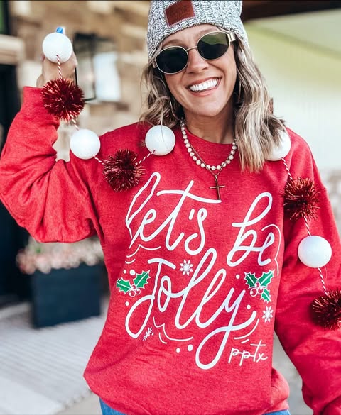 Let's be Jolly Sweatshirt - 2.5 Week ETA