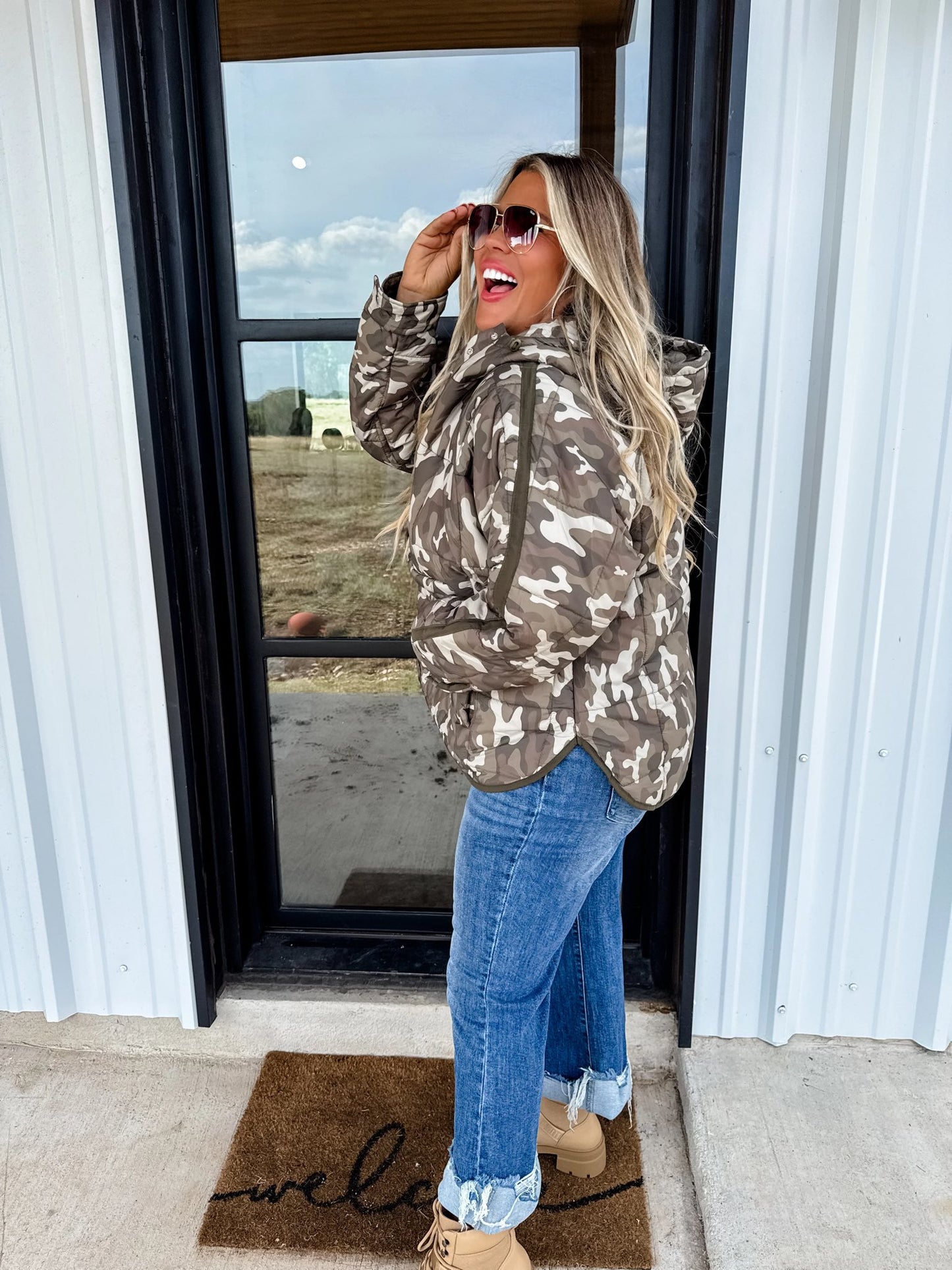 Blakeley Camo and Cheetah Peyton Puffers - LATE NOV ETA