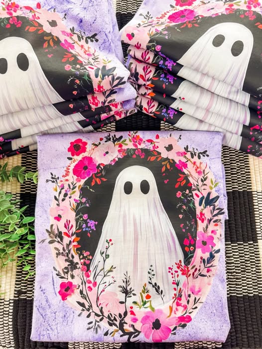 Floral Ghost Colorblast Tee - IN STOCK