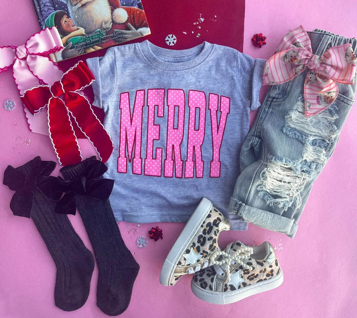 Youth Polkadot Merry Tee + Sweatshirt - MID NOV ETA (PREORDER)