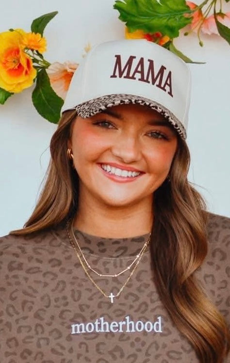 MAMA Leopard Trucker - IN STOCK