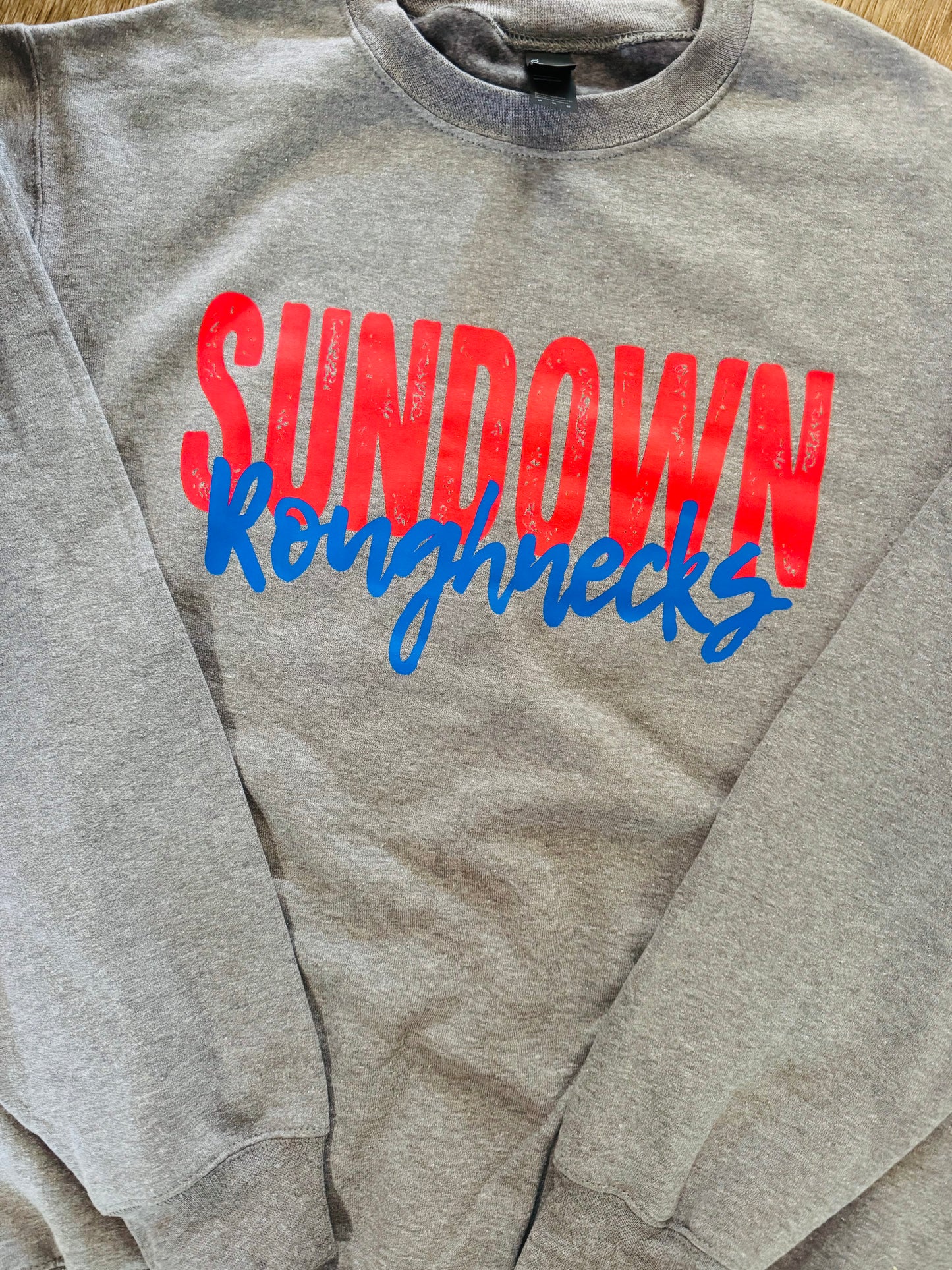 Sundown Roughnecks Block/Script Sweatshirt - IN STOCK
