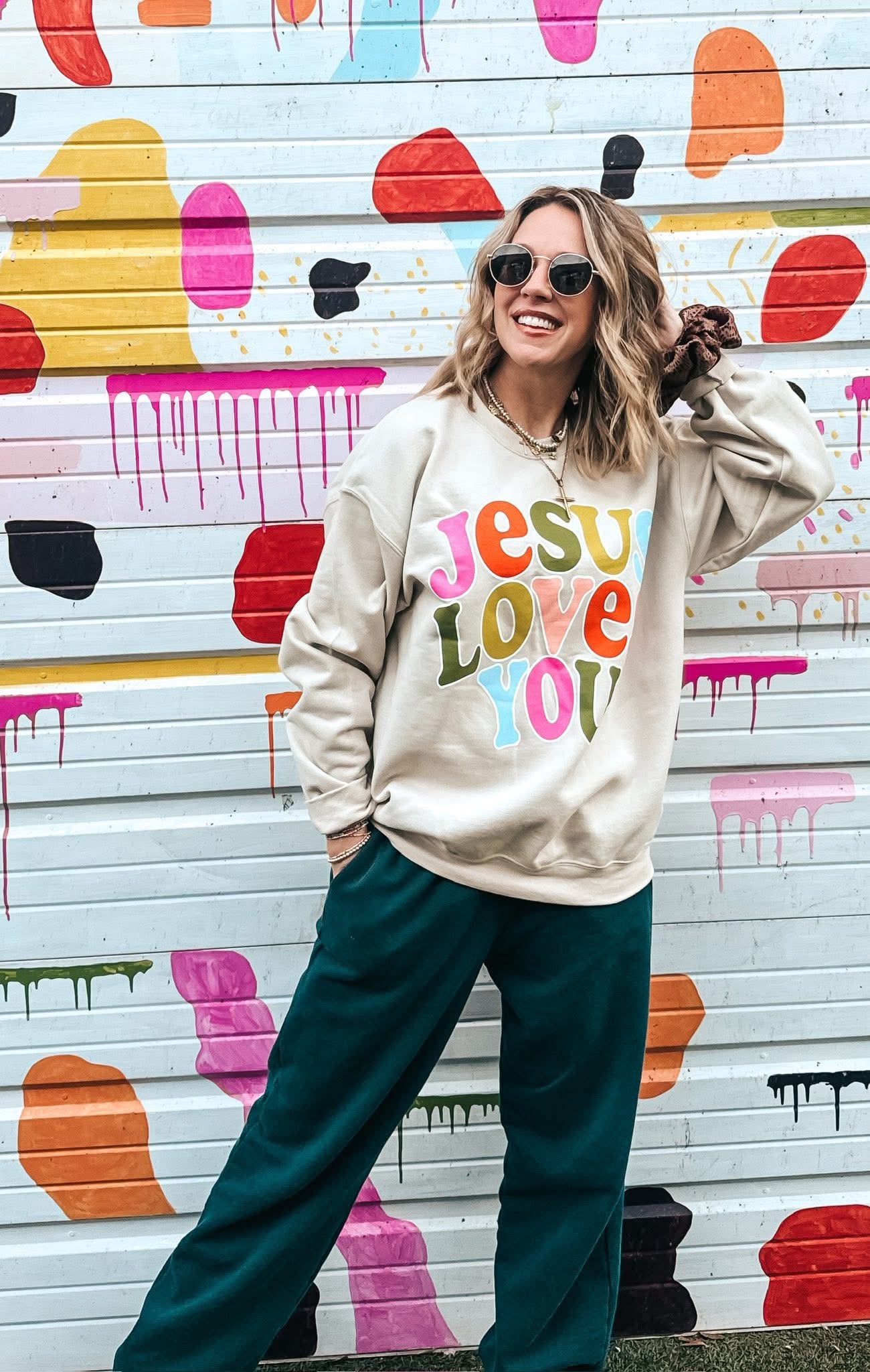 Jesus Loves You Sweatshirt - IN STOCK