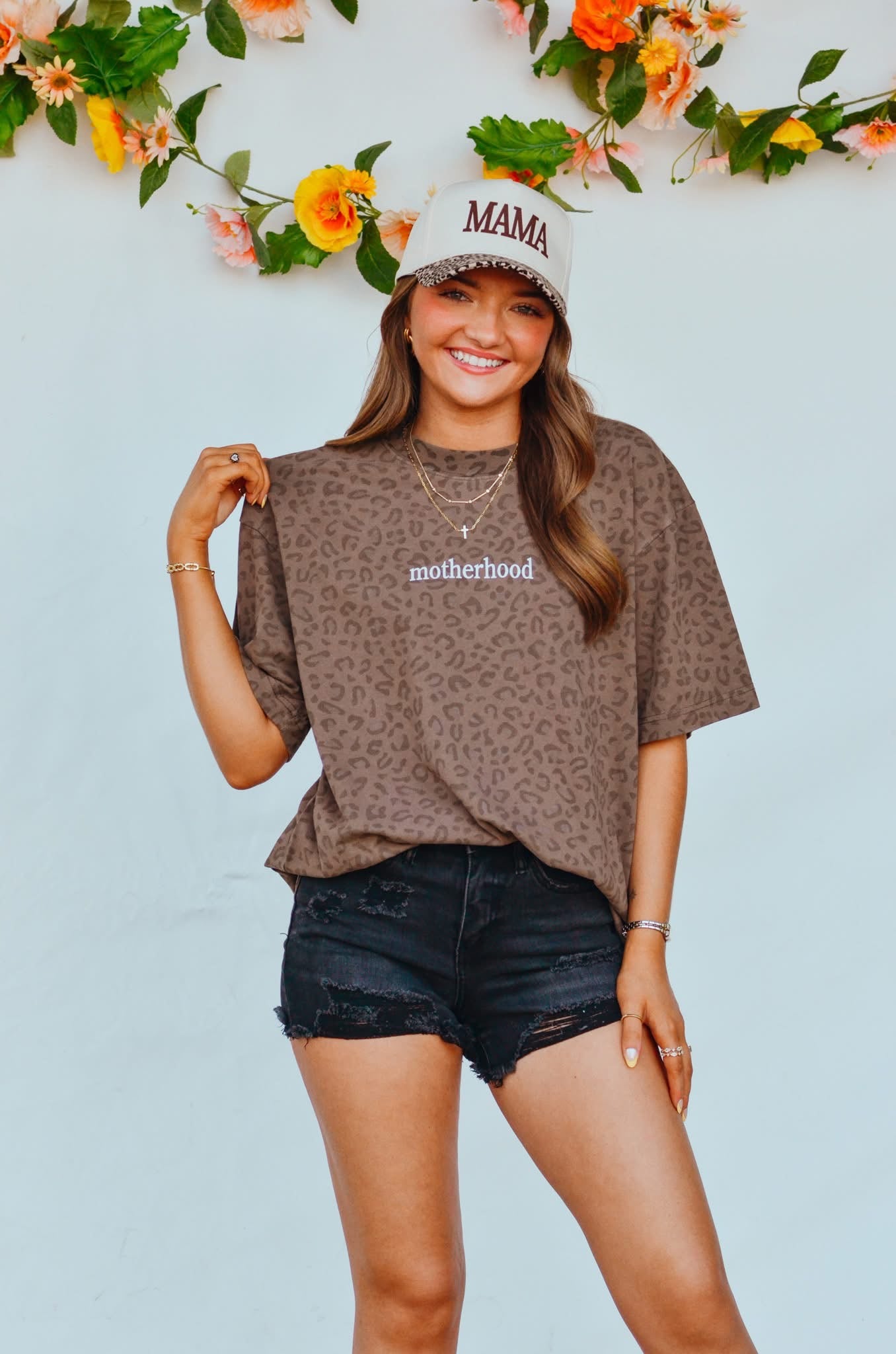 Motherhood Animal Print Tee - IN STOCK