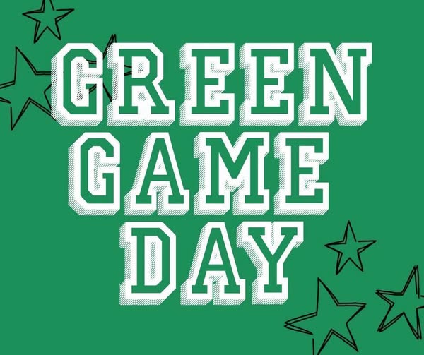 Green Game Day Spirit