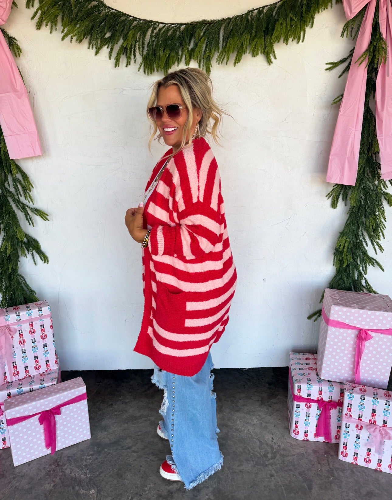 Blakeley Stripe Cloud Cardi- LATE OCT ETA (PREORDER)