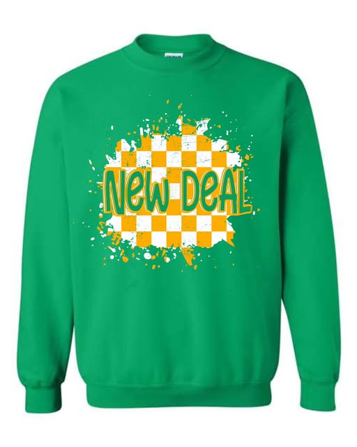 Green Checkered New Deal