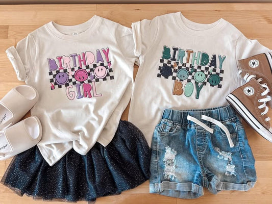 Birthday Boy & Girl Tee - ETA LATE JUNE