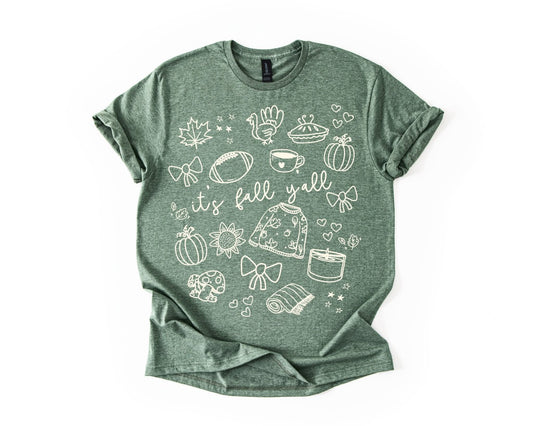 It's Fall Y'all Tee - MID AUG ETA