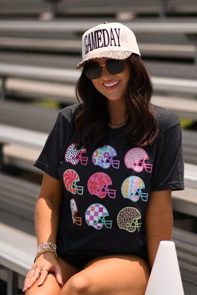Mommy and Me Neon Football Tee - LATE AUG ETA