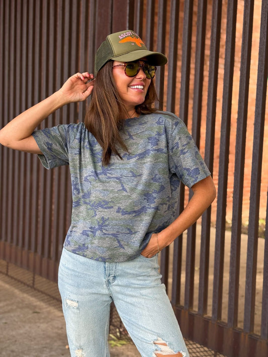 Camo Boxy Basic Tee - LATE OCT ETA (PREORDER)