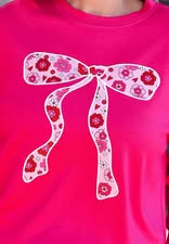 Jess Lea Pink Floral Bow Sweatshirt - ETA MID JAN