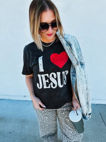 I Heart Jesus Tee + Sweatshirt - IN STOCK