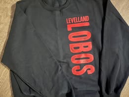 Levelland Lobos Vertical Design Sweatshirt - IN STOCK
