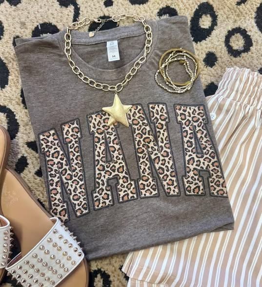 Leopard Name Tees - MID APR ETA (PREORDER)