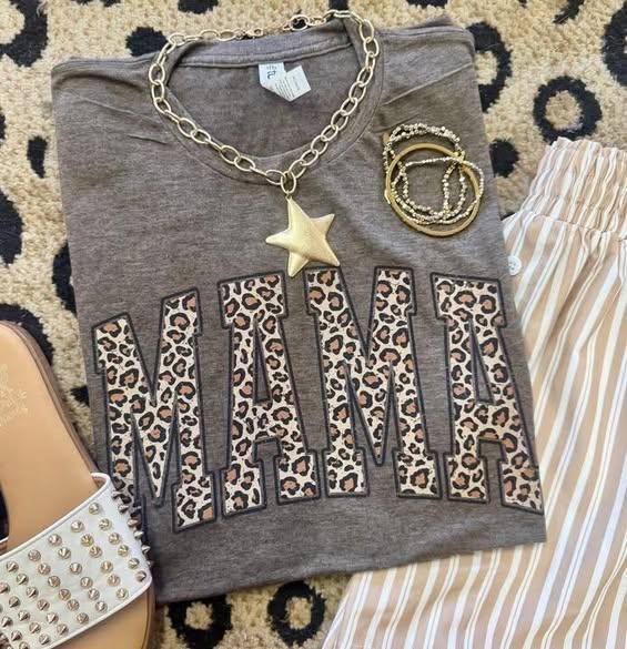 Leopard Name Tees - MID APR ETA (PREORDER)