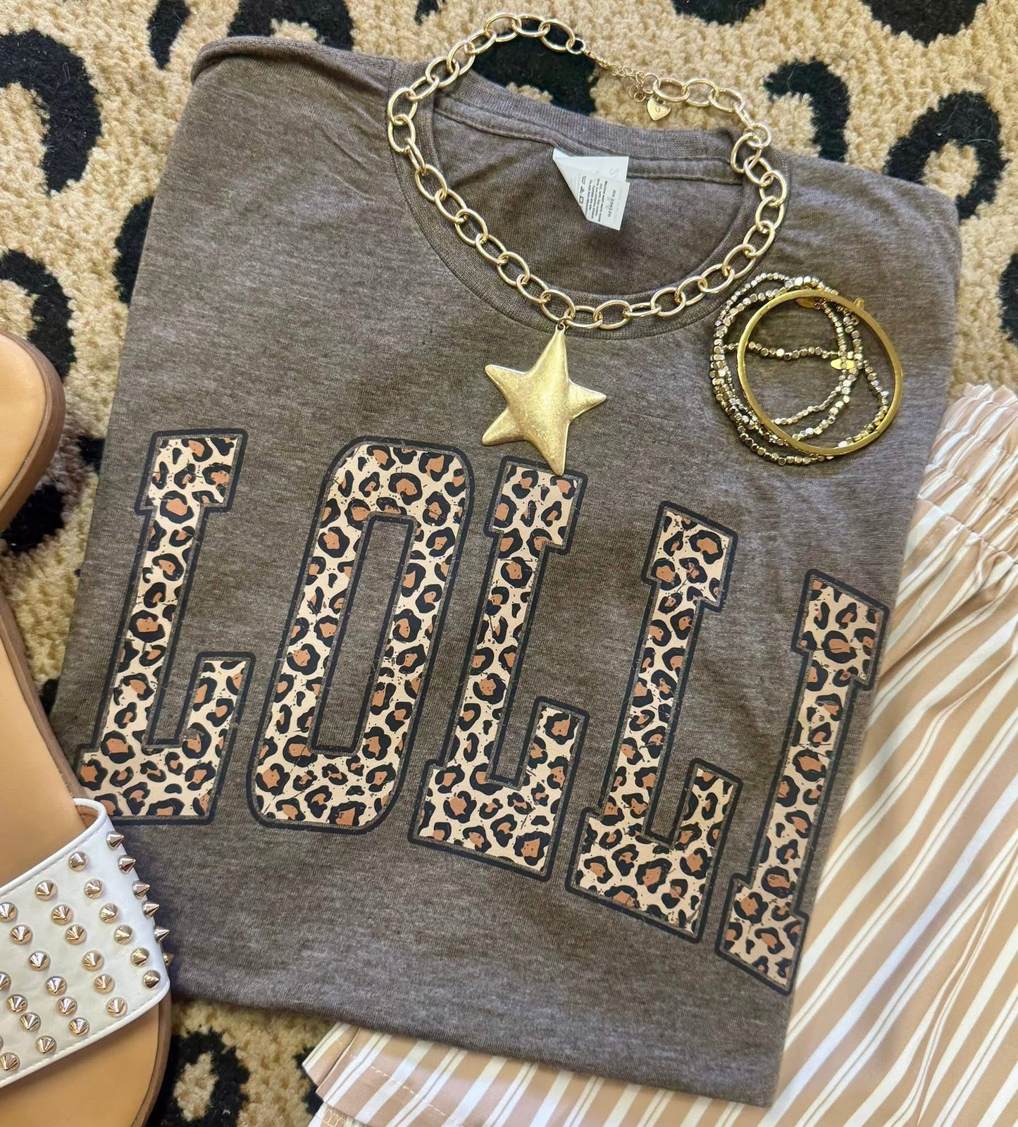Leopard Name Tees - MID APR ETA (PREORDER)