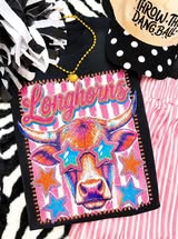 Pink Stripe Star Eyes Mascot Tee - EARLY AUG ETA (PREORDER)