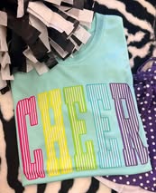 Cheer Stripes Dri Fit Tee - MID AUG ETA (PREORDER)
