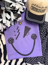 Cheer Smiley Face Tee - MID AUG ETA (PREORDER)