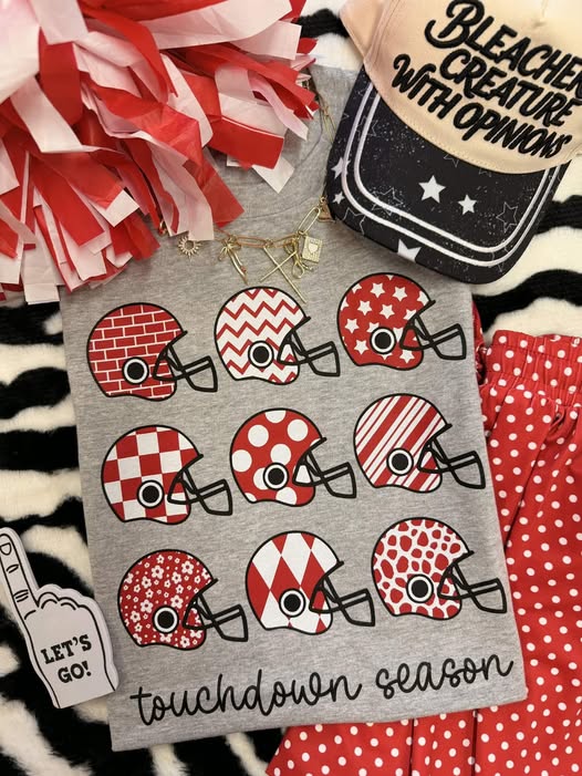 Touchdown Season Helmets Tee - EARLY SEP ETA (PREORDER)