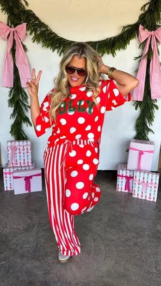 Blakeley Polkadot Christmas Lounge Sets - EARLY NOV ETA (PREORDER)