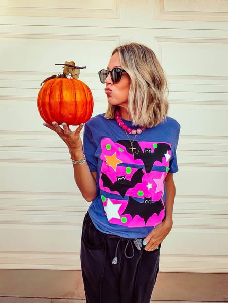 Feeling Batty Heather Purple Tee - MID SEP ETA (PREORDER)