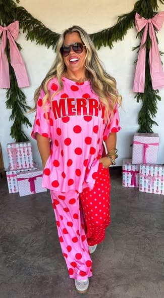 Blakeley Polkadot Christmas Lounge Sets - EARLY NOV ETA (PREORDER)