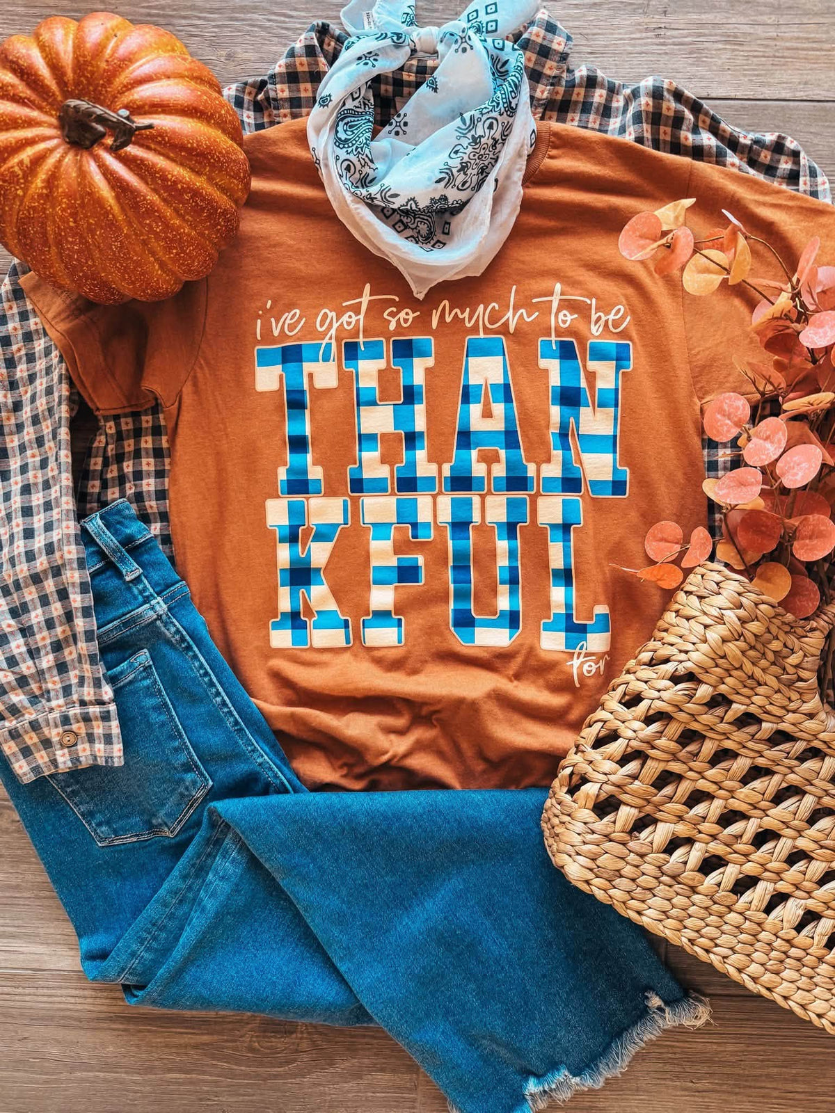 So Much to Be Thankful for Orange Tee - LATE OCT ETA (PREORDER)