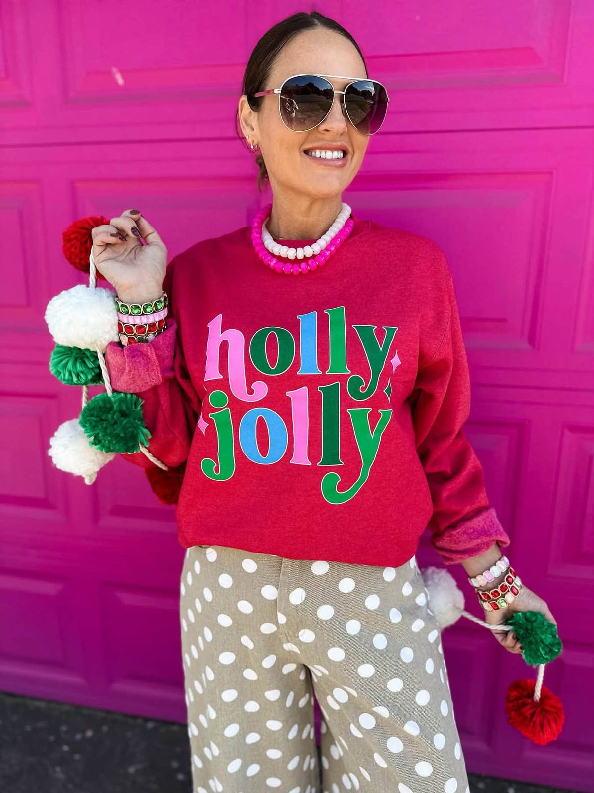 Holly Jolly Red Sweatshirt - MID NOV ETA (PREORDER)