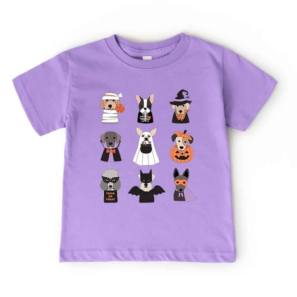 Youth Purple Halloween Things Tee - IN STOCK