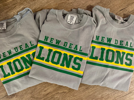 New Deal Lions Comfort Colors Tee - IN STOCK