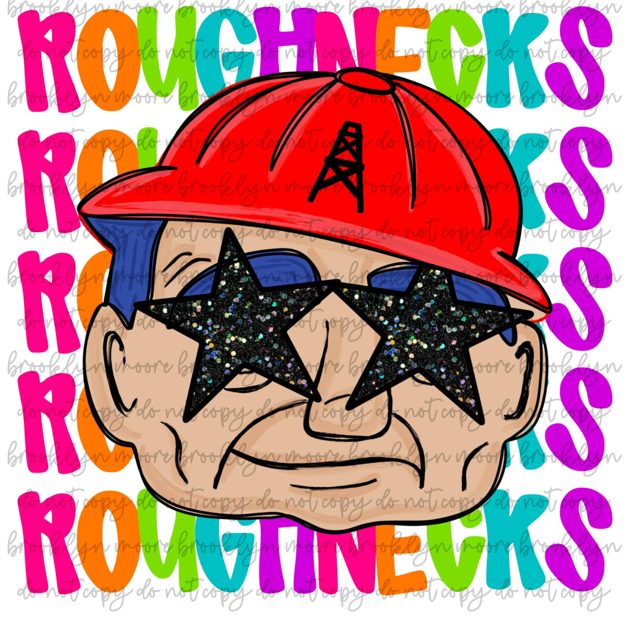 Roughnecks Neon Mascot Tee - 2.5 Week ETA