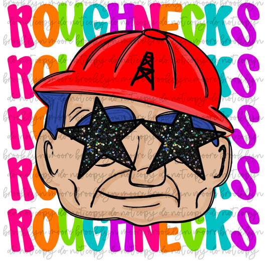 Roughnecks Neon Mascot Tee - 2.5 Week ETA
