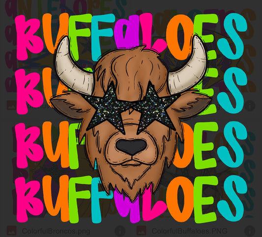 Buffaloes Neon Mascot Tee - 2.5 Week ETA