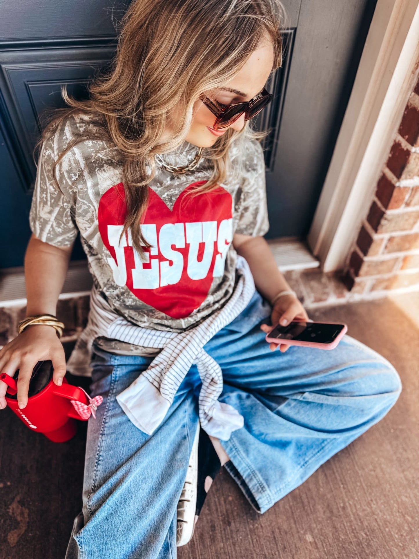 Jesus Heart Camo Tee - IN STOCK