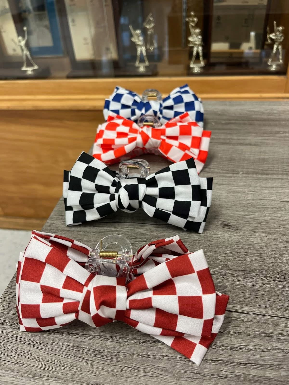Checkered Claw Clips - 2 WEEK ETA
