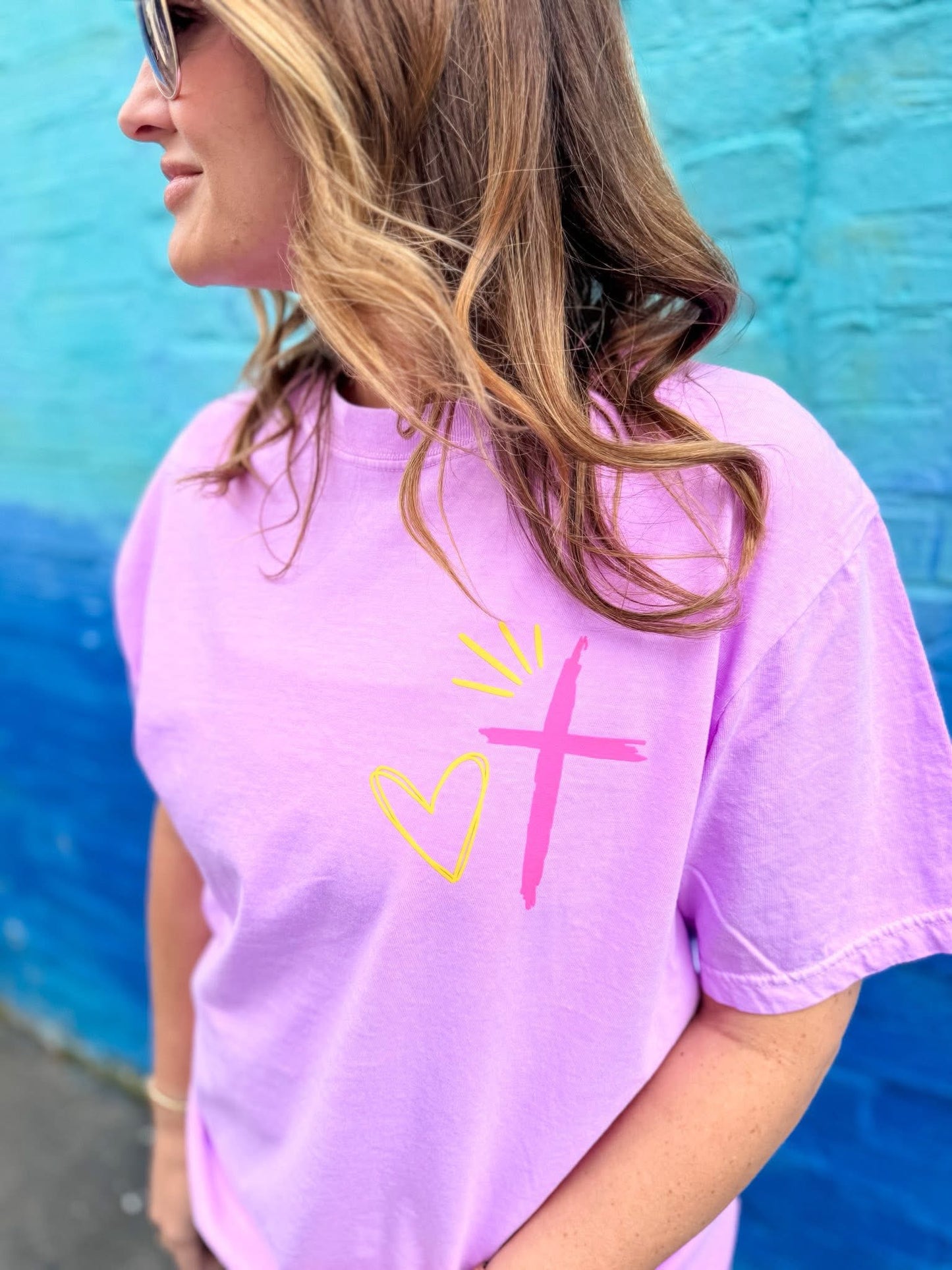 God's Got My Back Comfort Colors Tee - IN STOCK