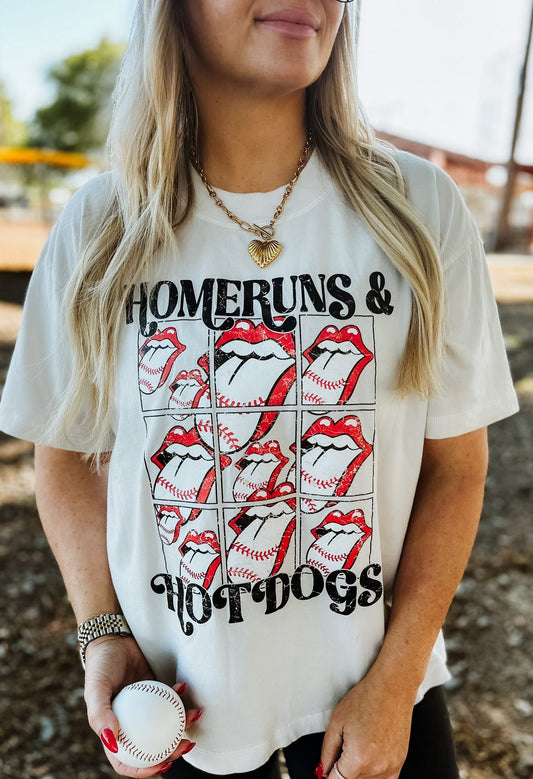 Homeruns & Hotdogs Tee - MID MAY ETA