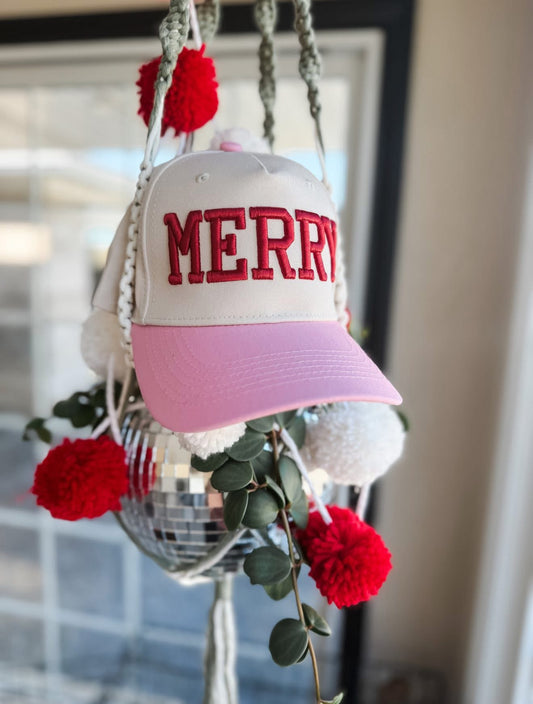 MERRY Trucker Red/Pink - IN STOCK
