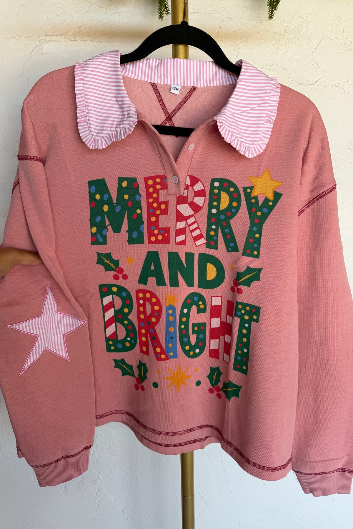 Blakeley Merry Bright Collared Top - MID NOV ETA (PREORDER)