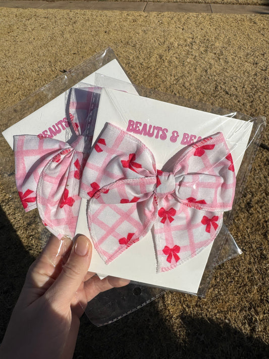 Coquette Print Bow