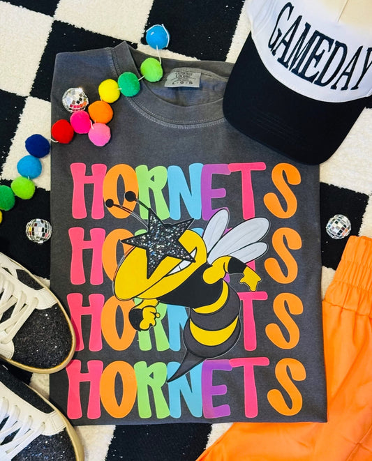 Hornets Neon Mascot Tee - 2.5 Week ETA