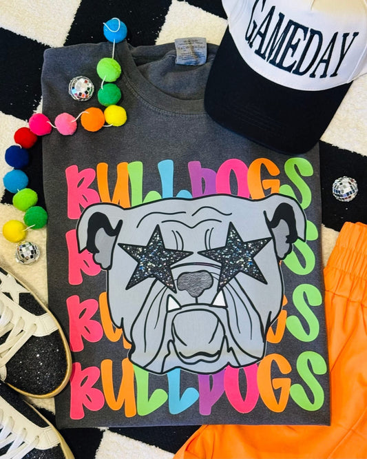 Bulldogs Neon Mascot Tee - 2.5 Week ETA