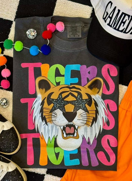 Tigers Neon Mascot Tee - 2.5 Week ETA