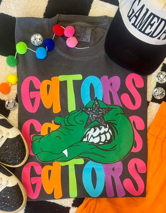 Gators Neon Mascot Tee - 2.5 Week ETA