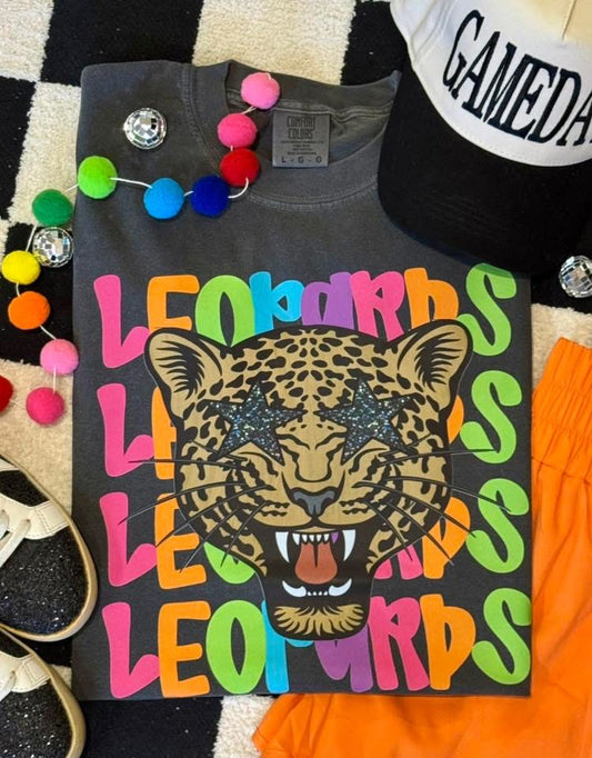 Leopards Neon Mascot Tee - 2.5 Week ETA