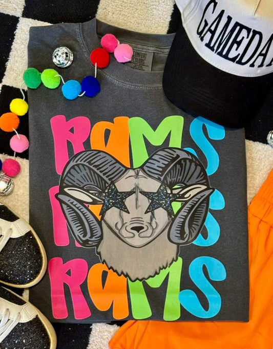 Rams Neon Mascot Tee - 2.5 Week ETA