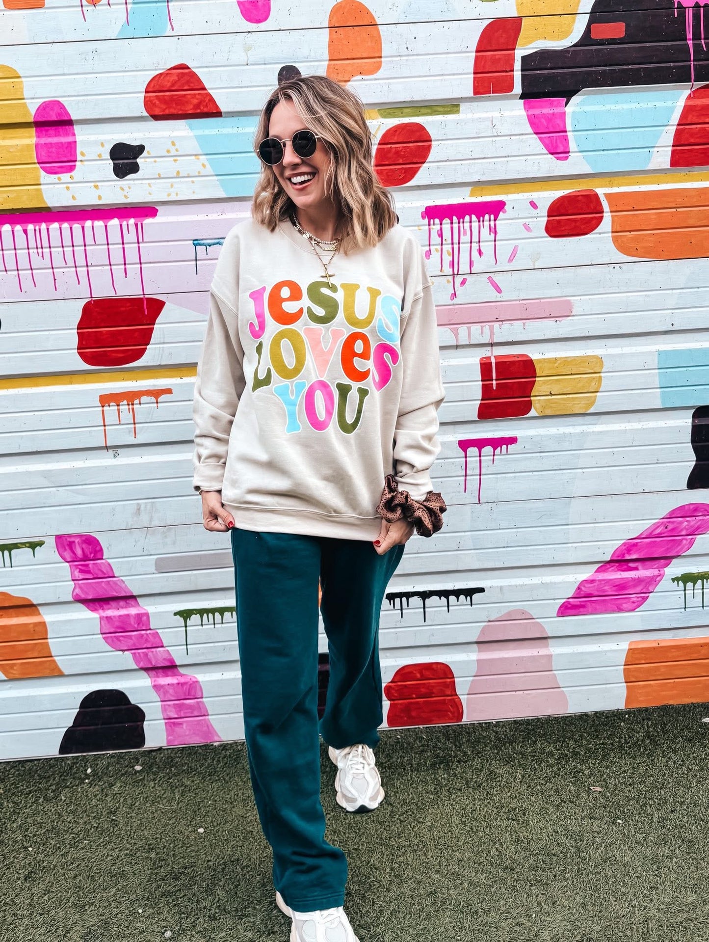 Jesus Loves You Sweatshirt - IN STOCK