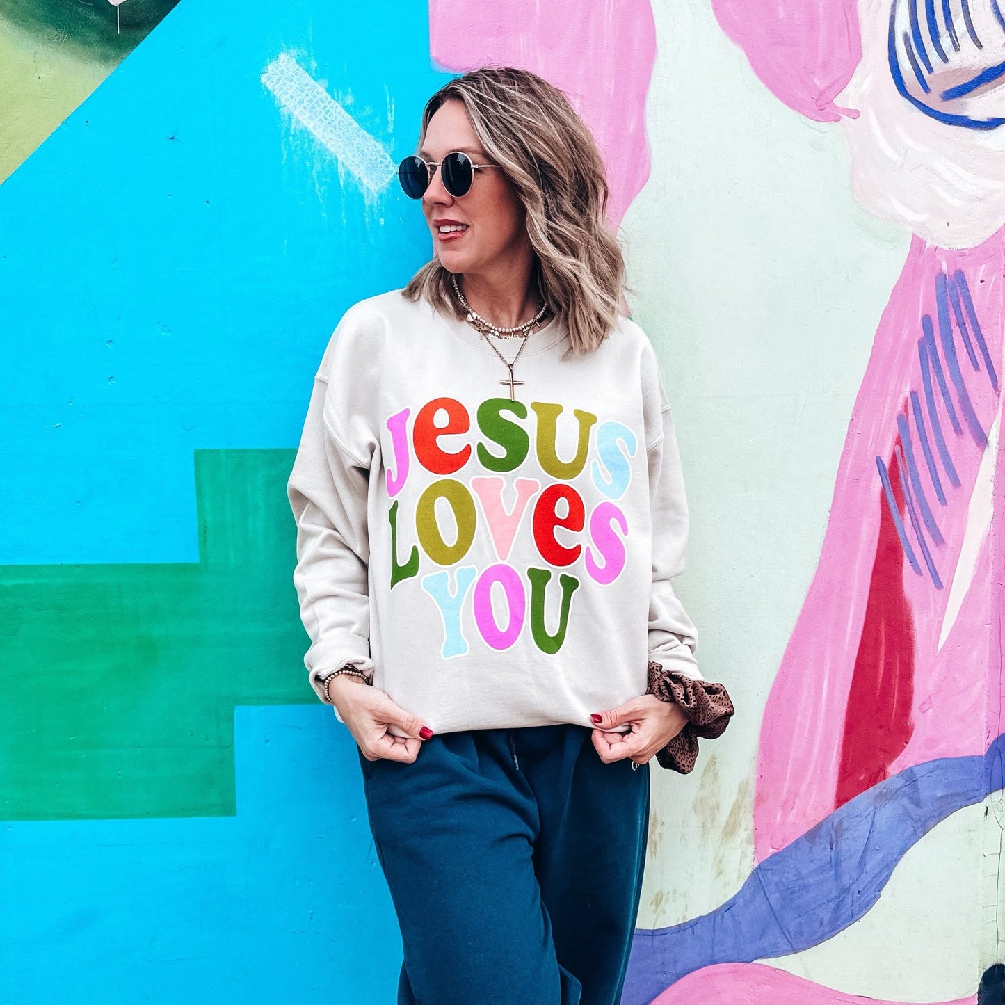 Jesus Loves You Sweatshirt - IN STOCK